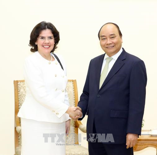 越南政府总理阮春福分别会见外国新任驻越大使 ảnh 1 越南政府总理阮春福分别会见外国新任驻越大使 ảnh 1