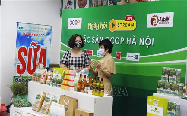 “河内OCOP特产直播日”活动正式开幕 ảnh 1 “河内OCOP特产直播日”活动正式开幕 ảnh 1