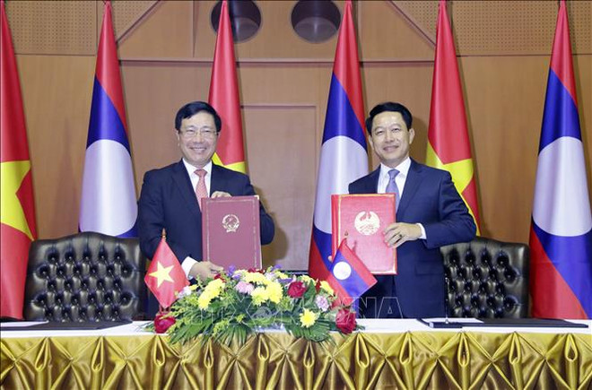 第七次越老外交部部长级政治磋商在万象举行 ảnh 3