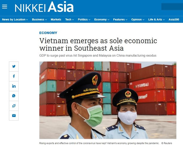 Nikkei Asia:越南——东南亚地区唯一经济成功案例 ảnh 1 Nikkei Asia:越南——东南亚地区唯一经济成功案例 ảnh 1