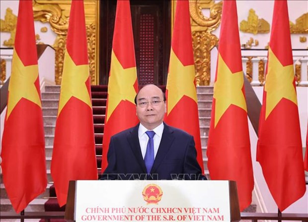 阮春福总理出席第17届中国-东盟博览会暨中国-东盟商务与投资峰会开幕大会 ảnh 1