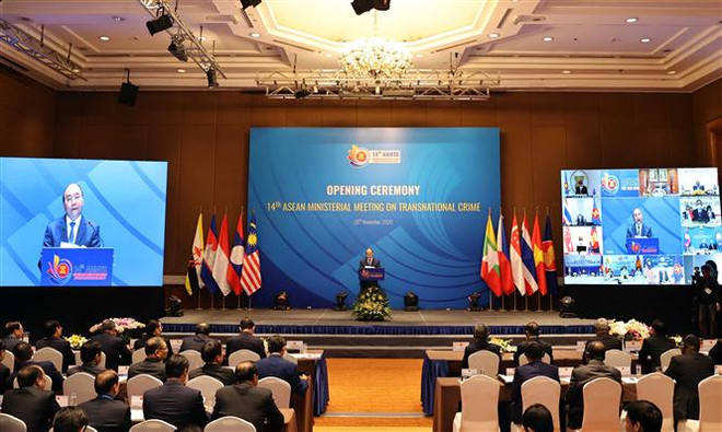 越南政府总理阮春福出席第14届东盟打击跨国犯罪部长级会议 ảnh 2 越南政府总理阮春福出席第14届东盟打击跨国犯罪部长级会议 ảnh 2