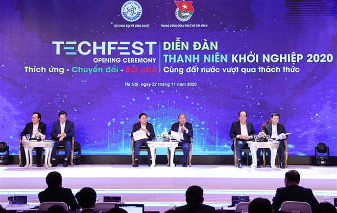 越南政府总理阮春福:为创新创业营造最好的环境 ảnh 1 越南政府总理阮春福:为创新创业营造最好的环境 ảnh 1
