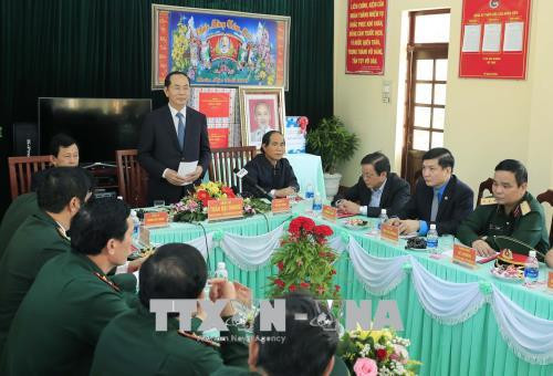 越南国家主席陈大光走访嘉莱省 ảnh 2 越南国家主席陈大光走访嘉莱省 ảnh 2