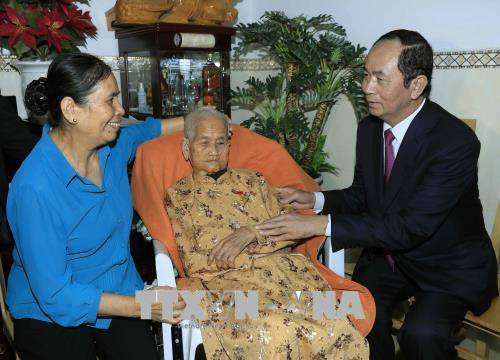 越南国家主席陈大光继续开展新春走基层活动 ảnh 1 越南国家主席陈大光继续开展新春走基层活动 ảnh 1