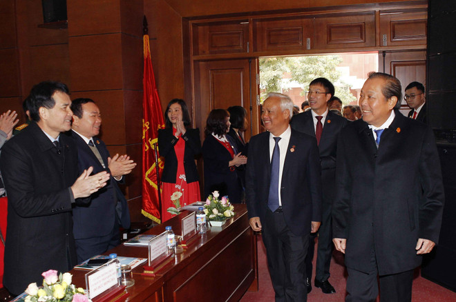 越南政府副总理张和平出席司法学院成立20周年纪念典礼 ảnh 1 越南政府副总理张和平出席司法学院成立20周年纪念典礼 ảnh 1