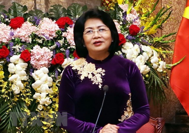 国家副主席邓氏玉盛出席迎新春见面会 ảnh 1 国家副主席邓氏玉盛出席迎新春见面会 ảnh 1
