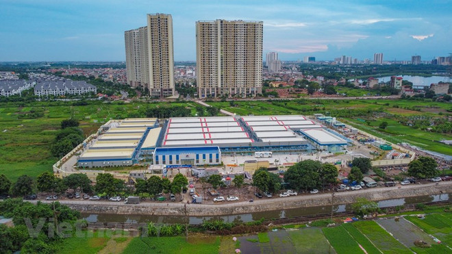 河内:新冠肺炎患者救治定点医院拟于9月1日投运 ảnh 2 河内:新冠肺炎患者救治定点医院拟于9月1日投运 ảnh 2