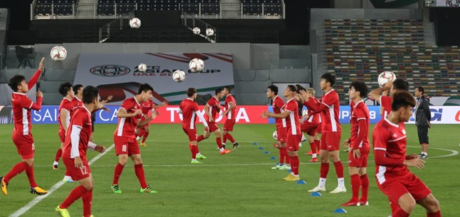 ASIAN CUP 2019:越南足球队充满自信迎战伊拉克队 ảnh 1 ASIAN CUP 2019:越南足球队充满自信迎战伊拉克队 ảnh 1