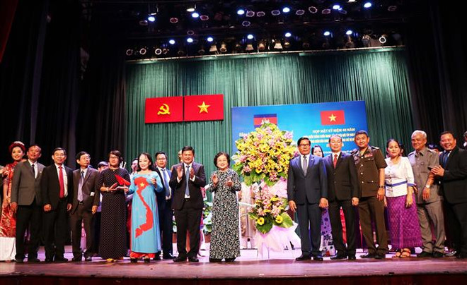 胡志明市举行见面会庆祝西南边境战争胜利40周年纪念日 ảnh 1 胡志明市举行见面会庆祝西南边境战争胜利40周年纪念日 ảnh 1