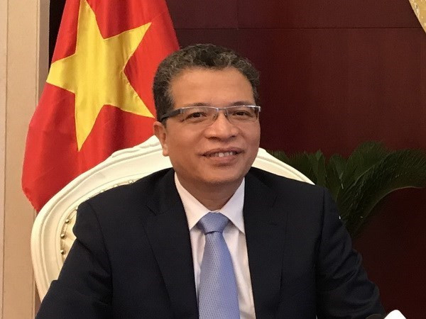 越南驻华大使邓明魁年初会见中国记者 ảnh 1 越南驻华大使邓明魁年初会见中国记者 ảnh 1