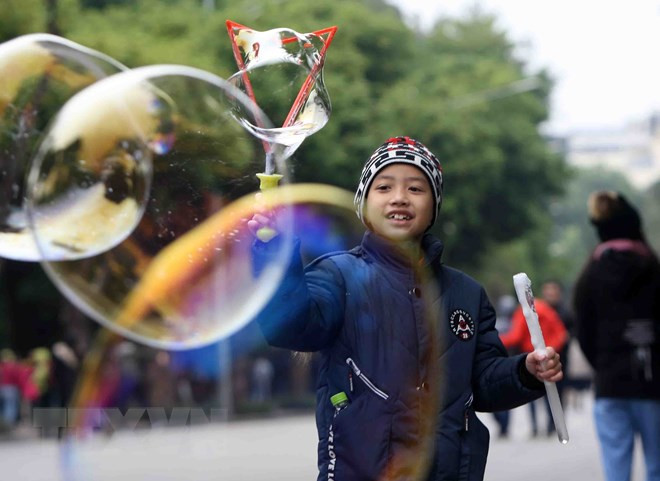 元旦节期间河内市接待游客人数猛增 ảnh 1