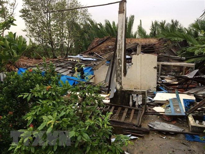 密切关注一号台风演变 金瓯和朔庄等省受台风严重影响 ảnh 1