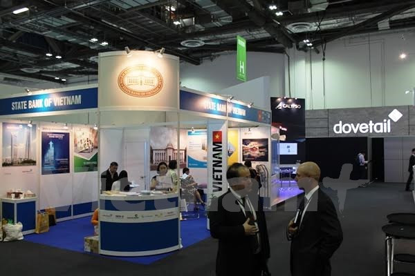 越南各家银行在Sibos2015上积极推广品牌 ảnh 1