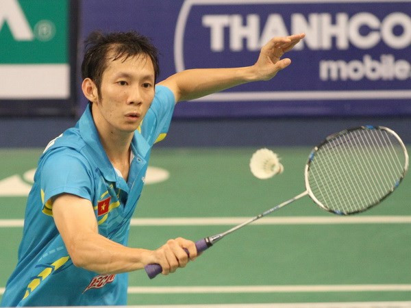阮进明晋级2015中华台北羽毛球大奖赛第二轮 ảnh 1