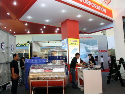 2015年越南国际建筑、建材及家居产品展落幕签约合同2400多份 ảnh 1