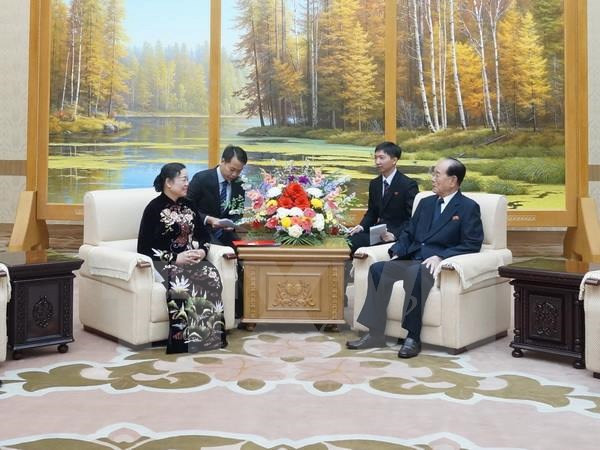 越南共产党代表团对朝鲜进行访问 ảnh 1 越南共产党代表团对朝鲜进行访问 ảnh 1