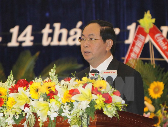 阮善仁同志出席越共林同省第十次代表大会 ảnh 2