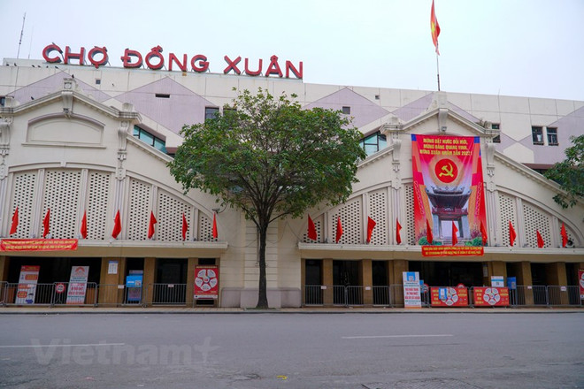 组图:2022壬寅年大年初一祥和宁静的河内街道 ảnh 2 组图:2022壬寅年大年初一祥和宁静的河内街道 ảnh 2