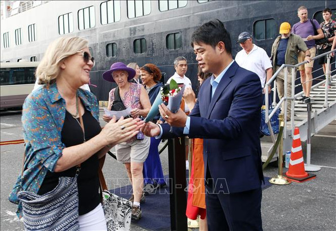 2020庚子年春节:岘港市迎接首批海运入境国际游客 ảnh 2 2020庚子年春节:岘港市迎接首批海运入境国际游客 ảnh 2