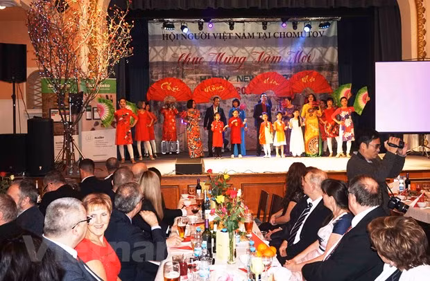 旅居捷克越南人社群纷纷举行迎新春活动 ảnh 1