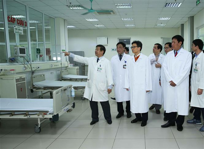 越南政府副总理武德儋检查新型冠状病毒感染的肺炎疫情的防空准备工作 ảnh 1 越南政府副总理武德儋检查新型冠状病毒感染的肺炎疫情的防空准备工作 ảnh 1