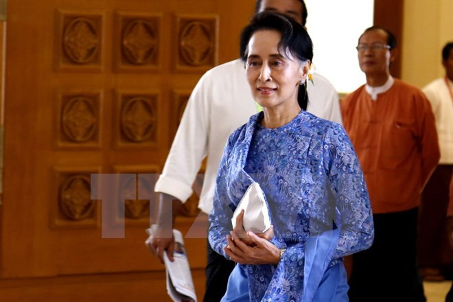 缅甸下院5日通过设置国家顾问法案 ảnh 1 缅甸下院5日通过设置国家顾问法案 ảnh 1