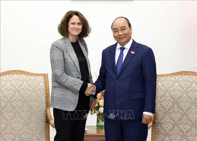 越南政府总理阮春福会见世界银行驻越南首席代表特克 ảnh 1 越南政府总理阮春福会见世界银行驻越南首席代表特克 ảnh 1