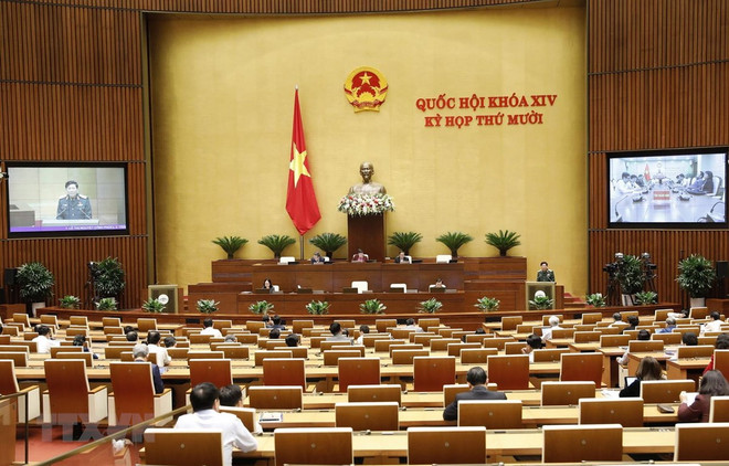 越南第十四届国会第十次会议新闻公报(第五号) ảnh 1 越南第十四届国会第十次会议新闻公报(第五号) ảnh 1