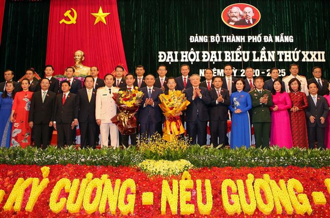 越共岘港、宁平、广义等省市党代会圆满闭幕 ảnh 1 越共岘港、宁平、广义等省市党代会圆满闭幕 ảnh 1
