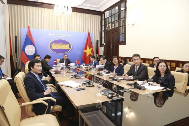 越南与老挝外交部第五次政治磋商以视频方式举行 ảnh 1 越南与老挝外交部第五次政治磋商以视频方式举行 ảnh 1