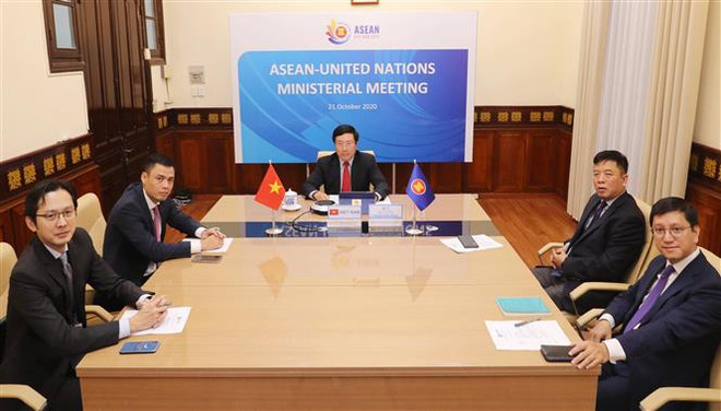 ASEAN 2020:东盟-联合国外交部长会议召开 ảnh 2 ASEAN 2020:东盟-联合国外交部长会议召开 ảnh 2