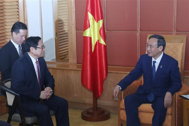 越共中央组织部部长、越日友好议员小组组长会见日本首相菅义伟 ảnh 2 越共中央组织部部长、越日友好议员小组组长会见日本首相菅义伟 ảnh 2