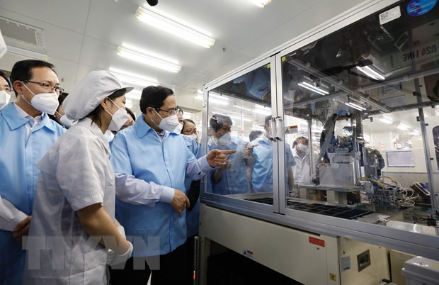 越南政府总理范明政走访太原省 ảnh 2 越南政府总理范明政走访太原省 ảnh 2