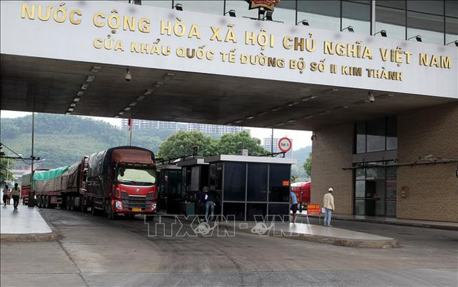 9·2国庆节期间近千吨农产品通过老街口岸出口 ảnh 1 9·2国庆节期间近千吨农产品通过老街口岸出口 ảnh 1