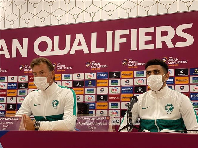 2022年世界杯预选赛：沙特阿拉伯队主教练高度赞赏越南队的防守能力 ảnh 1