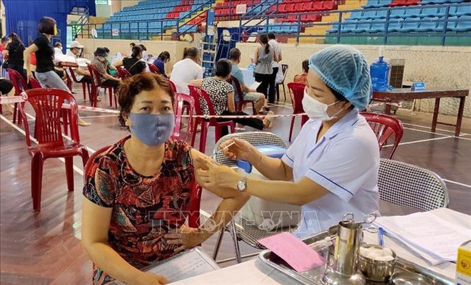 新冠肺炎疫情:海防市开展 Vero Cell 疫苗接种 ảnh 1 新冠肺炎疫情:海防市开展 Vero Cell 疫苗接种 ảnh 1