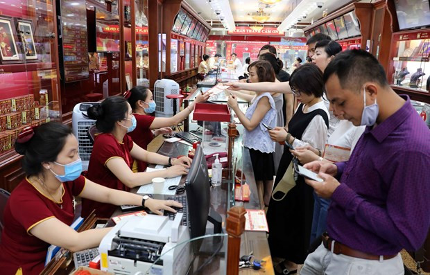 12月23日上午越南国内黄金价格上涨20万越盾 ảnh 1 12月23日上午越南国内黄金价格上涨20万越盾 ảnh 1