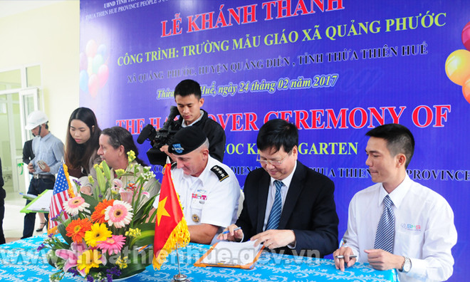 美国援建的承天顺化省广福幼儿园工程竣工 ảnh 1