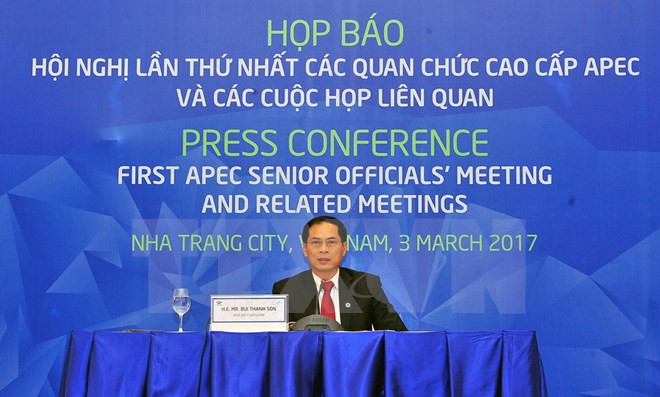 2017年亚太经合组织第一次高官会圆满落幕 通过四大合作领域 ảnh 1 2017年亚太经合组织第一次高官会圆满落幕 通过四大合作领域 ảnh 1