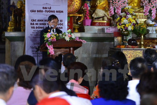 旅居泰国越南人为英烈们举行超度法会 ảnh 1 旅居泰国越南人为英烈们举行超度法会 ảnh 1