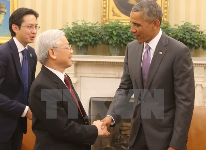 外国领导人和政党致电祝贺阮富仲总书记再次当选越共中央总书记 ảnh 1 外国领导人和政党致电祝贺阮富仲总书记再次当选越共中央总书记 ảnh 1