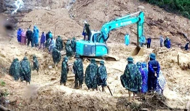 广平、广南泥石流灾害:全力搜救失踪人员 ảnh 1 广平、广南泥石流灾害:全力搜救失踪人员 ảnh 1