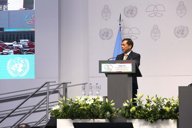 越南外交部副部长裴青山：南南合作应促进加强团结和发展中国家的共同利益 ảnh 1