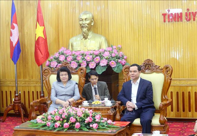 柬埔寨国会第二副主席宫桑达里探访河南省 ảnh 1 柬埔寨国会第二副主席宫桑达里探访河南省 ảnh 1