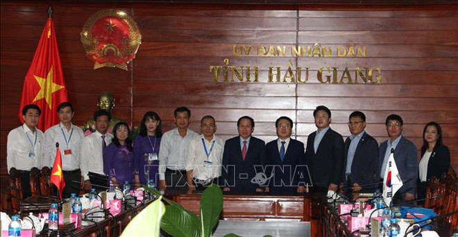 越南后江省与韩国全罗南道省在多领域加强合作 ảnh 1 越南后江省与韩国全罗南道省在多领域加强合作 ảnh 1