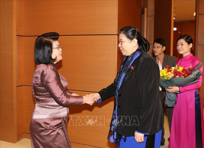 柬埔寨国会代表团对越南进行正式访问 ảnh 1 柬埔寨国会代表团对越南进行正式访问 ảnh 1