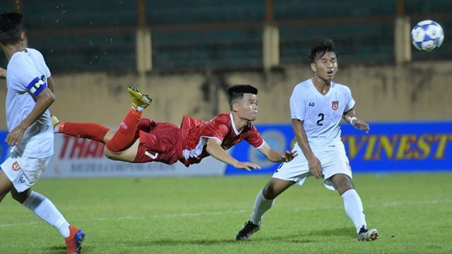 2019年越南国际U19足球赛开赛 越南队2-1反超缅甸队 ảnh 2