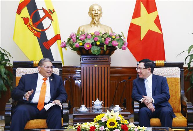 越南外交部副部长范平明会见文莱外交与贸易部第二部长艾瑞万 ảnh 1 越南外交部副部长范平明会见文莱外交与贸易部第二部长艾瑞万 ảnh 1