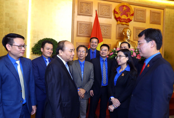 阮春福总理:新时期为青年树立新标杆 ảnh 1 阮春福总理:新时期为青年树立新标杆 ảnh 1